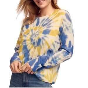 Lisa Todd tie dye 100% cashmere sweater size Large